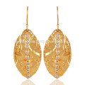 Boucles d&#39;oreilles en or 18 carats en or jaune plaqué